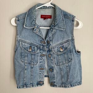 Vintage Banana Republic Denim Vest Cropped (S)